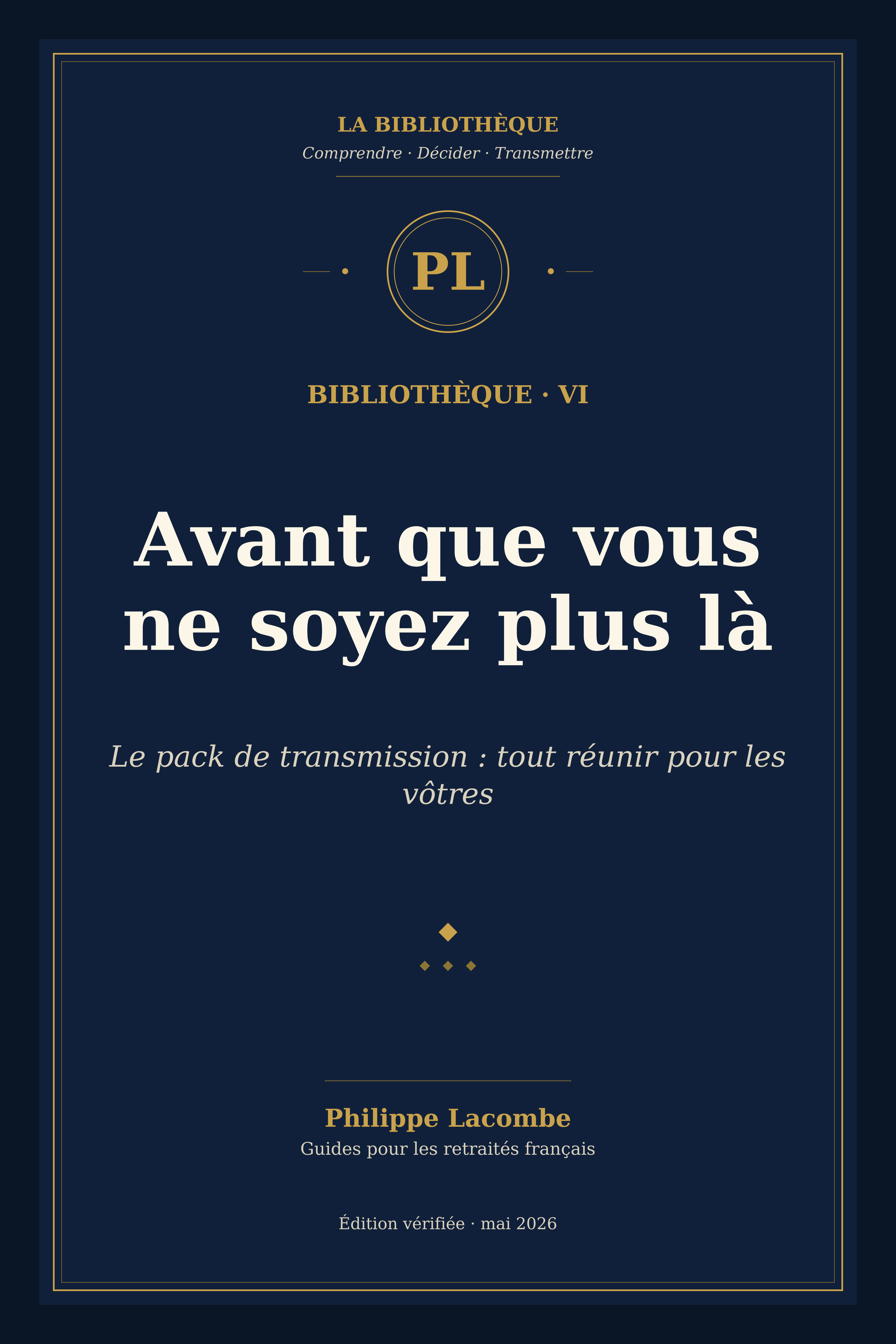 Couverture — Avant que vous ne soyez plus là